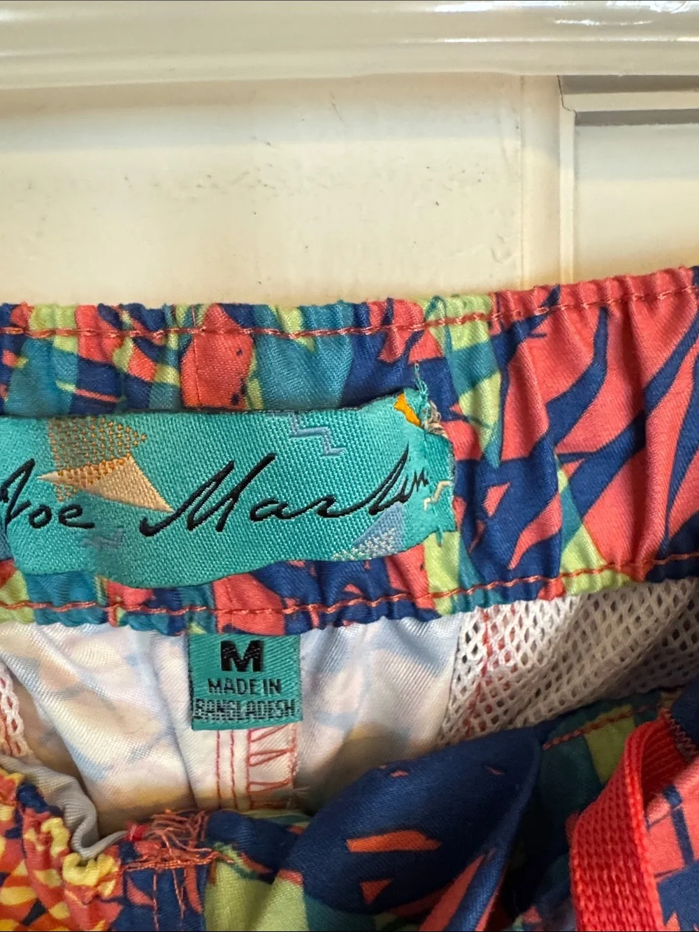 Men's Pink Pineapple Print Swim Bermudas